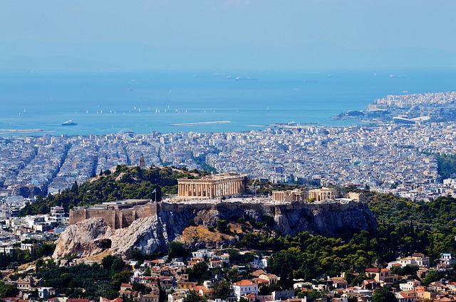 Picture of the city of Athens in Grees
